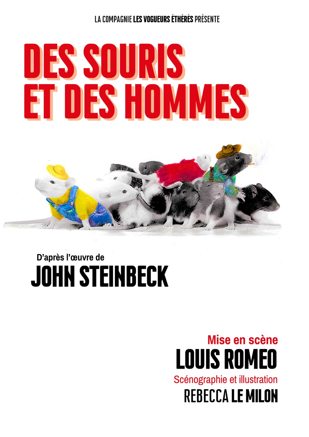 Affiche provisoire de Des Souris et des Hommes.